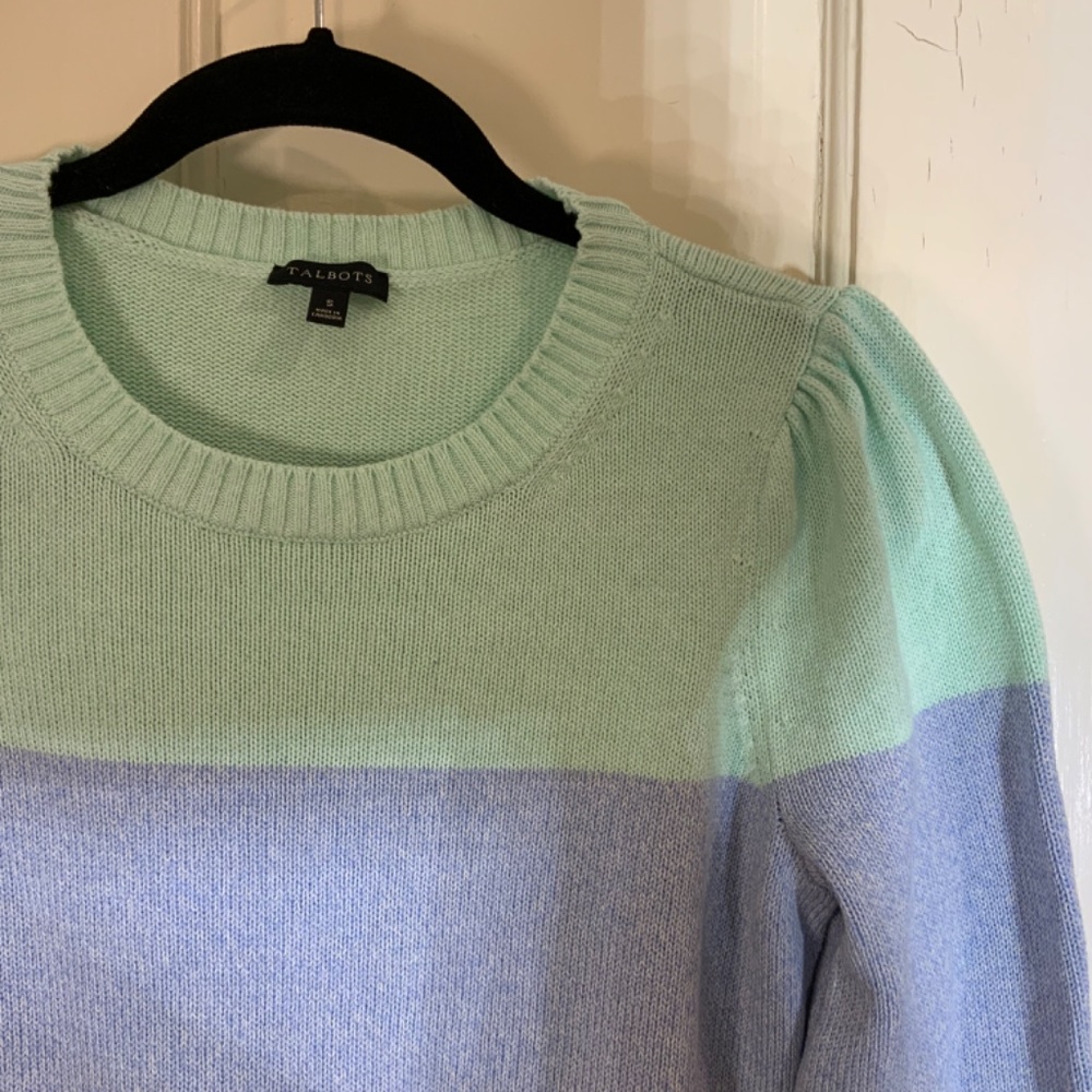 Talbots Color Block Sweater - Size Small - image 4